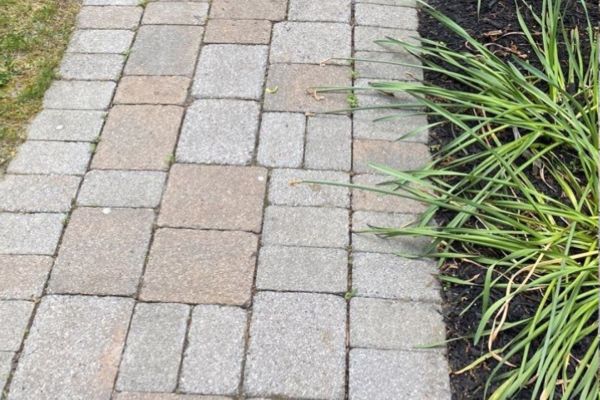Before power washing result