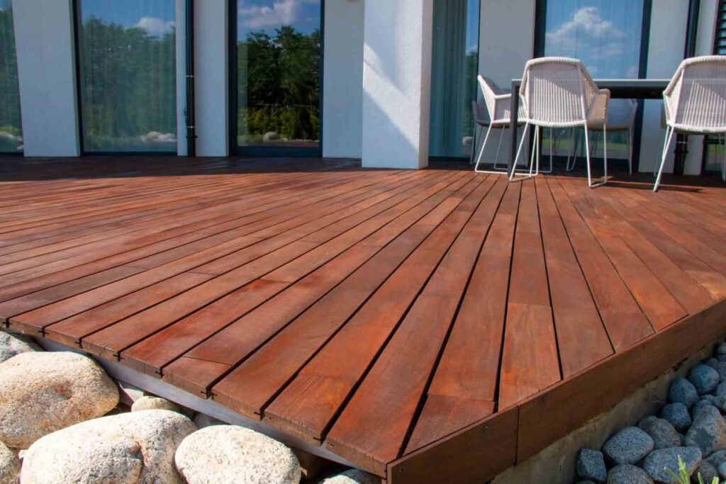 Wood deck cleaning and exterior surface washing in the Kingston area